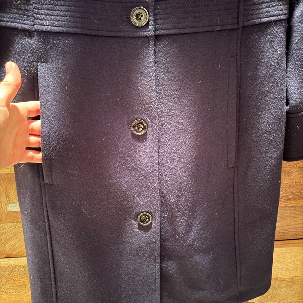 Tommy Hilfiger Lined Wool Coat - Picture 7 of 11